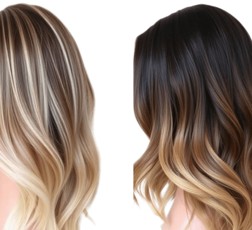 Balayage and Ombre
